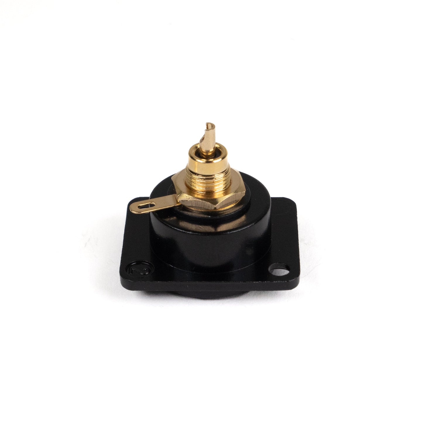 Perfex RCA Phono Female Chassis Connector (Black)-2