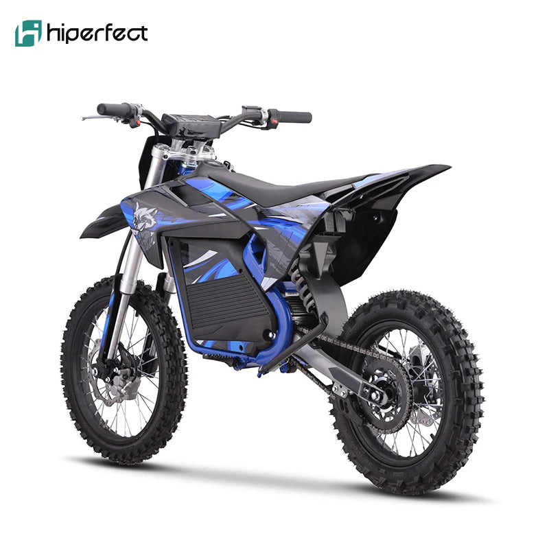 Super New 5000W 72V 30ah Big Power Adults Electric Off Road Racing E-dirt Bike Pit Bike Motorcycle Moto Cross 17/14 Tyre With C