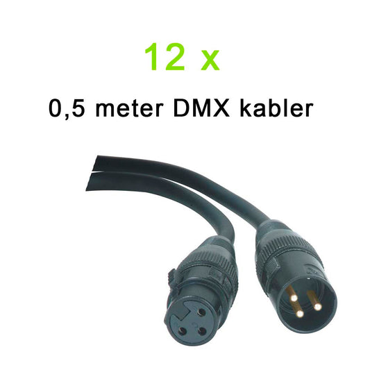 DMX Cable Pack (12x0.5m)-0