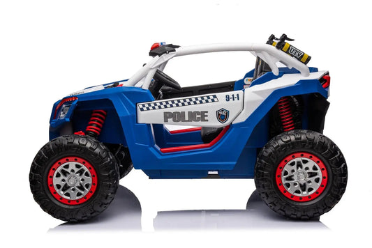 24V 4x4 Freddo Storm Police UTV 2-Seater for Kids with Lights & Sirens for Action-Packed Adventures-1