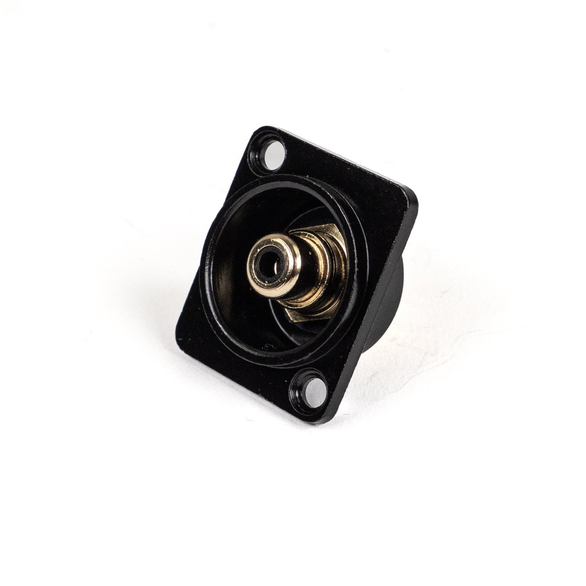 Perfex RCA Phono Female Chassis Connector (Black)-1