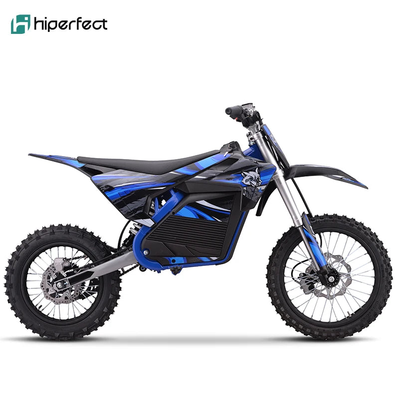 Super New 5000W 72V 30ah Big Power Adults Electric Off Road Racing E-dirt Bike Pit Bike Motorcycle Moto Cross 17/14 Tyre With C